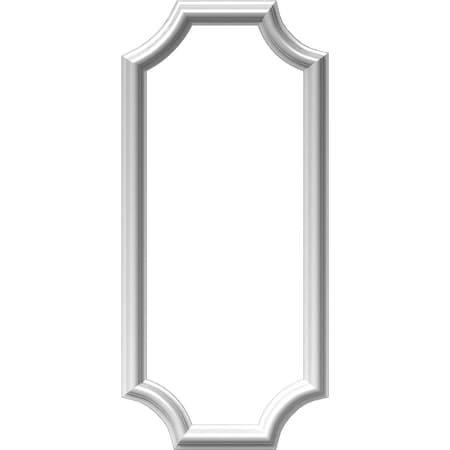 Ekena Millwork 12"W x 28"H x 1/2"P Ashford Molded Scalloped Wainscot Wall Panel PNL12X28AS-02